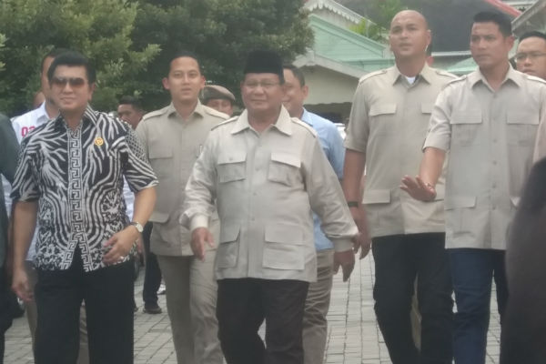 Di Jogja, Prabowo Minta Izin Sultan Sebelum Kampanye