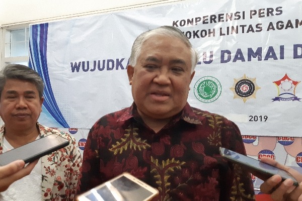 Din Syamsuddin Minta Tokoh Upayakan Persatuan Setelah Pemilu