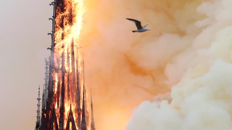 JK Sampaikan Ucapan Duka untuk Tragedi kebakaran Katedral Notre Dame