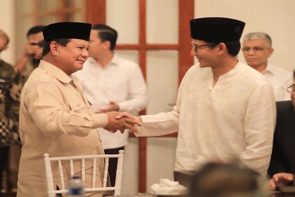 Lakukan Pertemuan Jelang Coblosan, Sandi: Are You Ready Pak Prabowo?