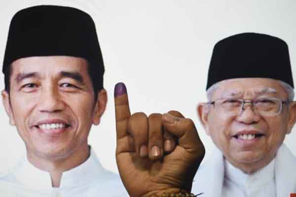 Situng KPU 8,26%, Jokowi-Ma'ruf Unggul dengan 54,29% Suara