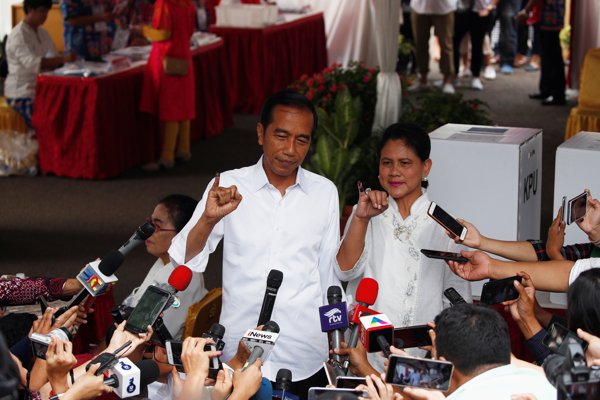 Jokowi-Ma'ruf Sapu Bersih Semua Kecamatan Sukoharjo