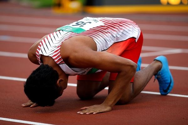 Sprinter Zohri Pecahkan Rekor Nasional 100 Meter yang Bertahan 10 Tahun