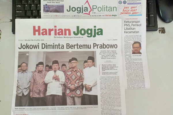 Harian Jogja Hari Ini: Jokowi Diminta Bertemu Prabowo