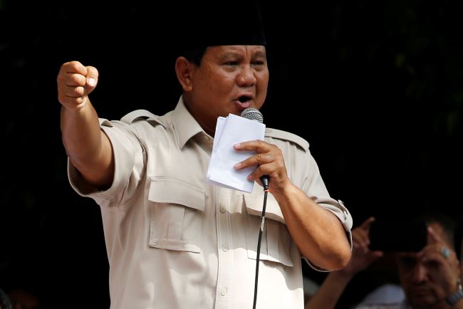 Prabowo Bangga dengan Prajurit Kopassus