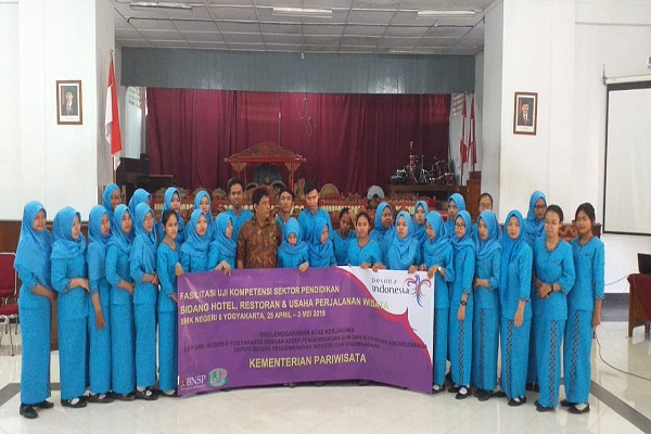 Ratusan Siswa Ikuti Uji Sertifikasi KKNI di SMKN 6 Jogja