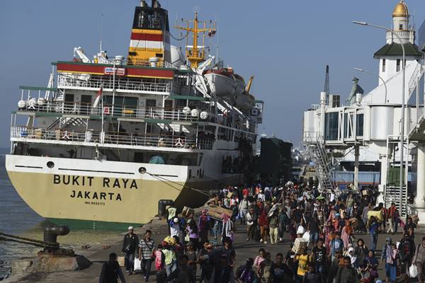 Mudik ke Jawa, Perantau Diprediksi Banyak Menggunakan Moda Transportasi Laut