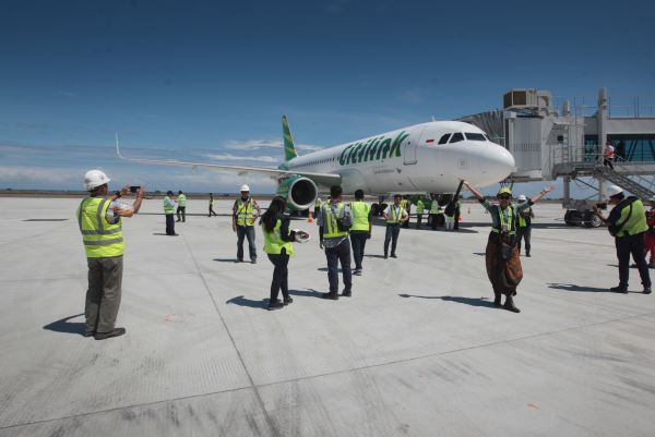 Citilink Berhasil Uji Coba Penerbangan di Bandara Internasional Yogyakarta