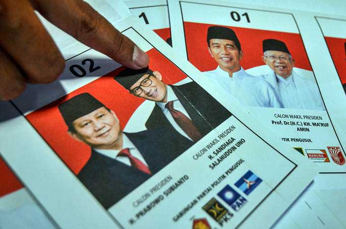 Di Kota Jogja, Prabowo-Sandi Hanya Menang di Dua Kelurahan: Ini Sebarannya