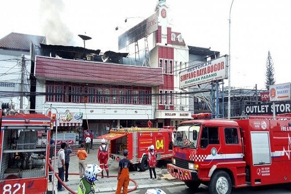 Restoran Dekat Istana Bogor Terbakar