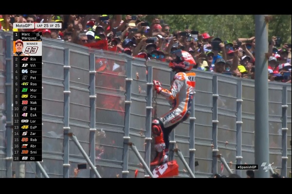 Marc Marquez Puncaki Klasemen MotoGP Setelah Menang di Jerez