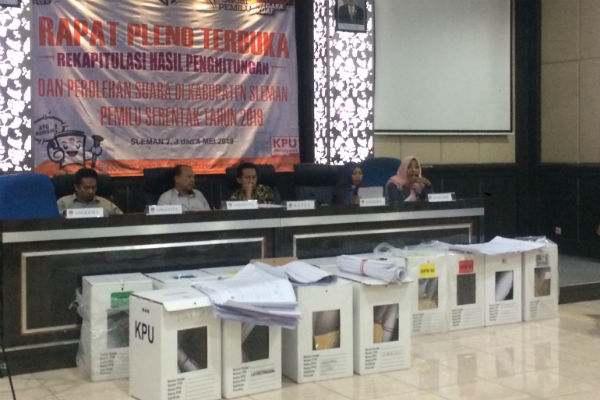 7 Provinsi Laporkan Hasil Rekapitulasi di Pleno Penghitungan Suara Nasional
