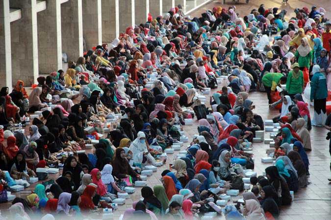 Ngeri, Segini Sampah di Masjid Istiqlal Selama Ramadan