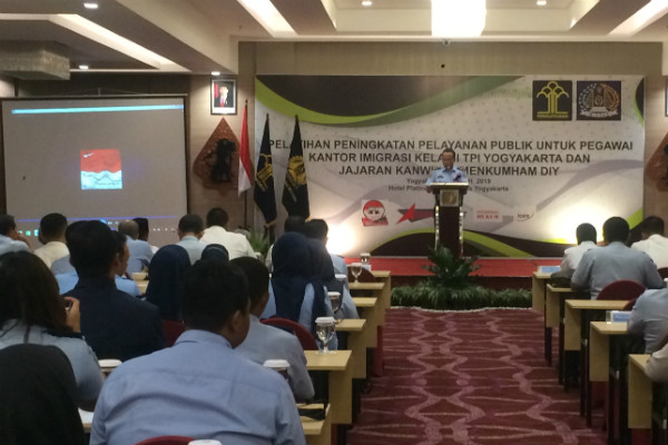 Tingkatkan Layanan, Kantor Imigrasi Yogyakarta Gelar Pelatihan 