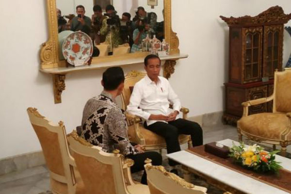 Bertemu Jokowi, AHY Datang Lebih Cepat