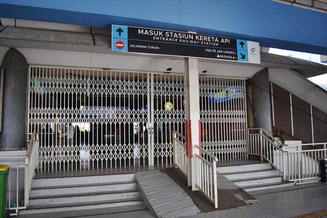 PT KCI Tutup Stasiun Tanah Abang
