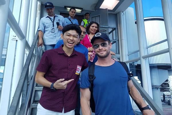 Wow, Aktor Spider-Man Tom Holland dan Thor- Chris Hemsworth Ternyata Sedang di Bali