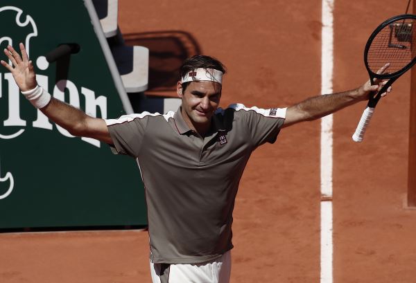 Federer Melaju Mulus ke Perempat Final French Open 2019