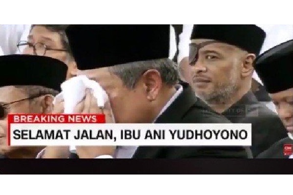 Ini Identitas Pria Mirip Bajak Laut di Pemakaman Ani Yudhoyono..