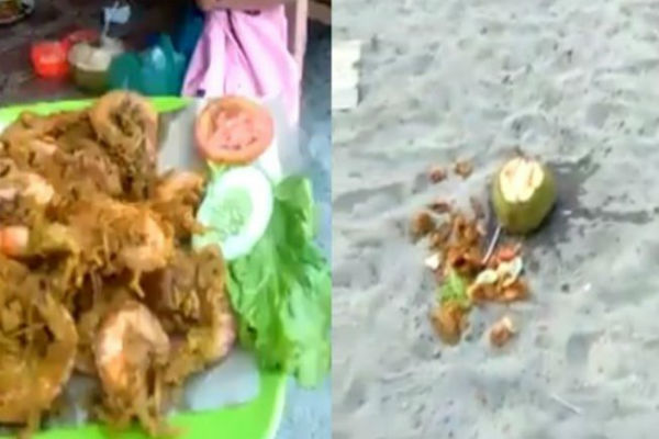 Harga Sepiring Udang Rp250.000, Wisatawan Ngamuk Tumpahkan Makanan, Videonya Viral