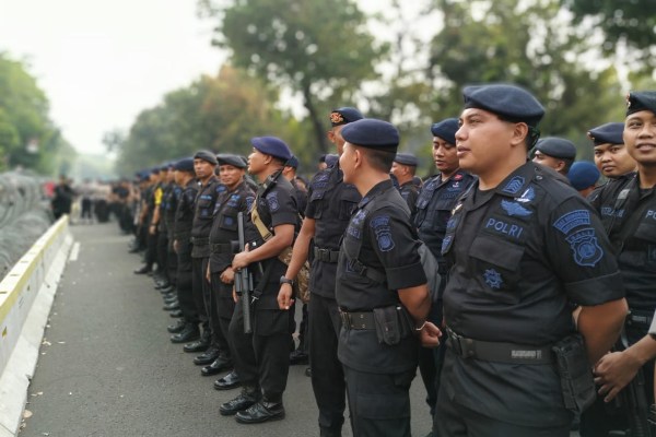 Anggota TNI-Polri Tak Bawa Senjata Api Saat Amankan Sidang MK