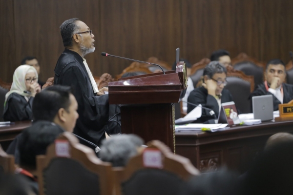 SIDANG MK: Kuasa Hukum TKN Anggap Kubu Prabowo Ingin Bangun Narasi Tertentu 