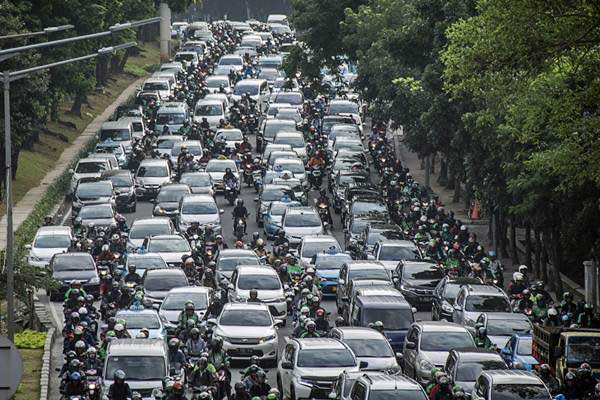 Kemacetan Jakarta Sepanjang Turun 8%, Masih di Peringkat Ketujuh Dunia
