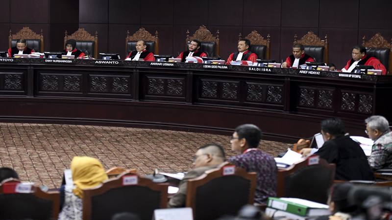 MK Masih Rahasiakan Kapan Jadwal Sidang Pengucapan Putusan Sengketa Hasil Pilpres