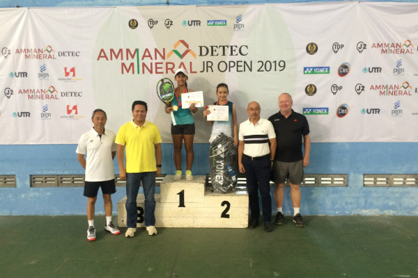 Petenis Jawa Tengah Dominasi Gelar Juara di kejuaraan Tenis Amman Mineral Detec Open 2019