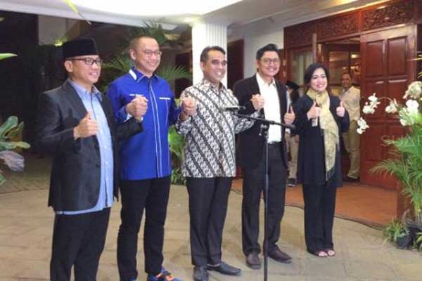 MK Sidangkan Putusan sengketa Pilpres, Koalisi Kubu 02 Kumpul di Rumah Prabowo, Ada Partai Demokrat & PAN