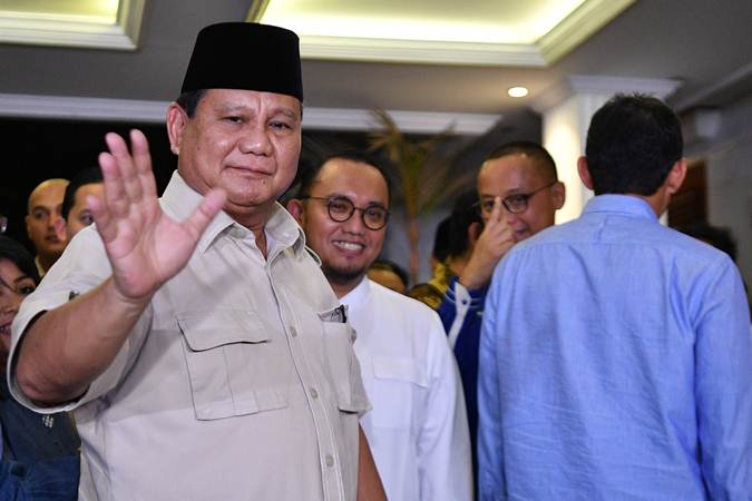 Siang Ini, Prabowo Ajak Pimpinan Partai Bahas Koalisi