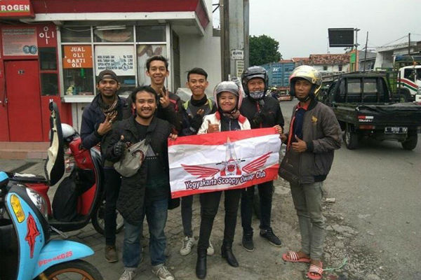 Yogyakarta Scoopy Owner Club Buktikan Tidak Semua Anak Motor di Jalanan Itu Negatif