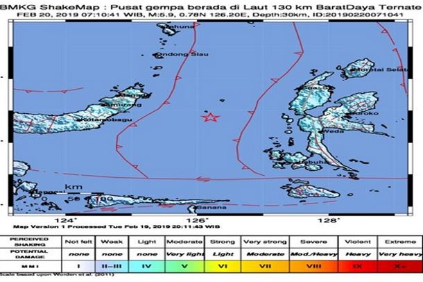 Daerah-Daerah Waspada Tsunami Setelah Gempa Magnitudo 7 di Laut Banda