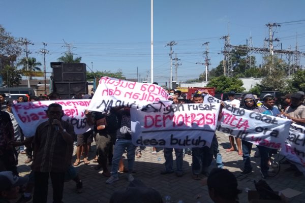 Warga di Boyolali Demo Menuntut Pengusutan Dugaan Kecurangan Pilkades