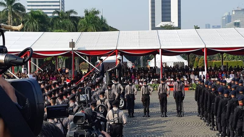 Hari Bhayangkara, Presiden Jokowi Ingatkan Polri Waspadai Kejahatan Model Baru