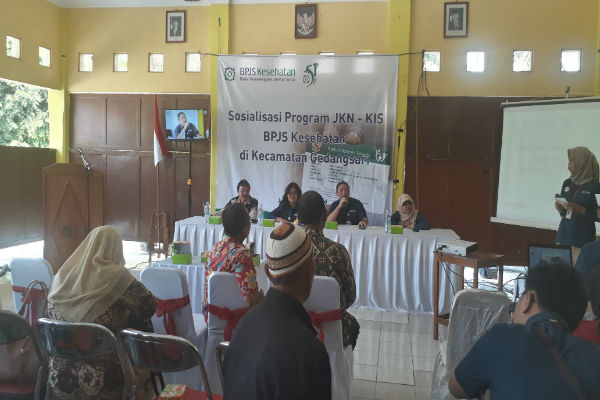 Jaring Aspirasi, BPJS Kesehatan Kunjungi Kecamatan Gedangsari