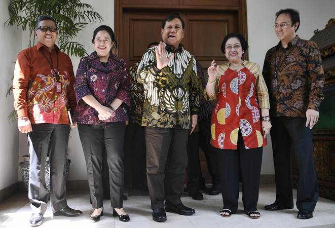 Ada Makna dalam Kehadiran Puan, Prananda, dan Budi Gunawan di Pertemuan Megawati - Prabowo