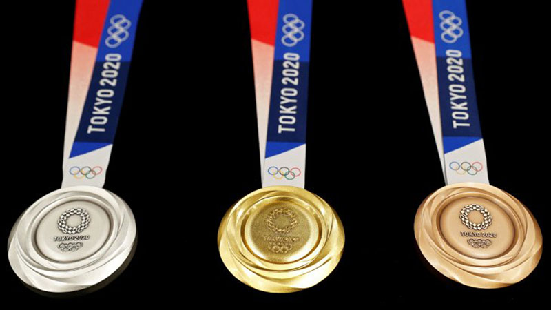 Terbuat dari Bahan Daur Ulang, Seperti Ini Wujud Medali Olimpiade 2020 