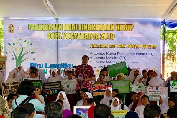 Gerakan 200 Bank Sampah Sekolah Dimulai di Jogja
