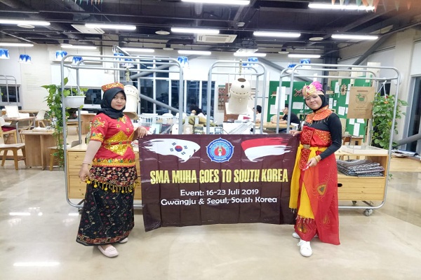 Siswa SMA Muha Kenalkan Budaya Indonesia di Korea Selatan