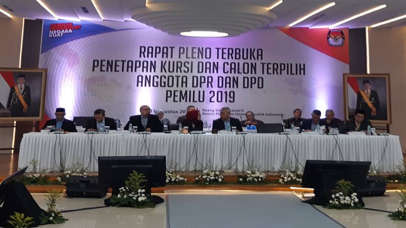 KPU Tetapkan 10 Anggota DPR RI 2019-2024 Wakil dari Papua