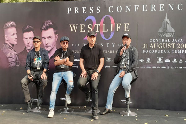 Konser Westlife Promosikan Candi Borobudur ke Seluruh Dunia