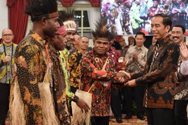 Warga Papua Pemenang Festival Gapura Bertemu Presiden Jokowi di Istana Merdeka, Seperti Ini Suasananya