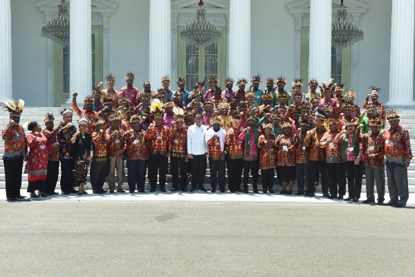 Ini 9 Permintaan Tokoh Papua Saat Bertemu Presiden Jokowi