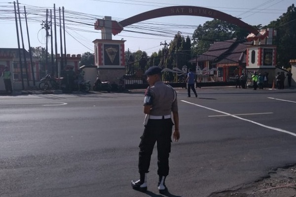 Beredar Kabar Gudang Penyimpanan Bahan Peledak Mako Brimob Semarang Meledak