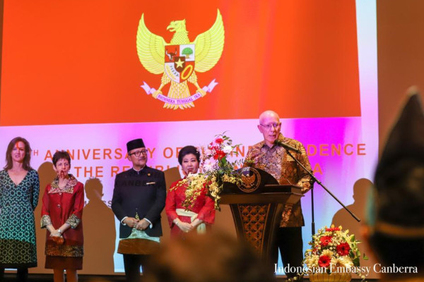 Rayakan Hubungan dengan Indonesia, Gubernur Jenderal Australia Berpidato Bahasa Indonesia