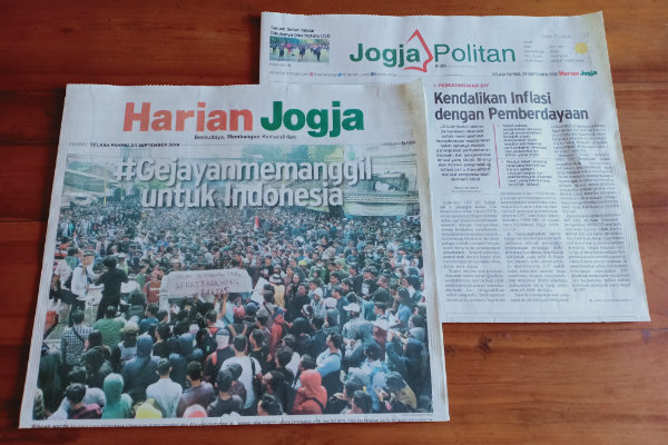 HARIAN JOGJA HARI INI: #Gejayanmemanggil untuk Indonesia