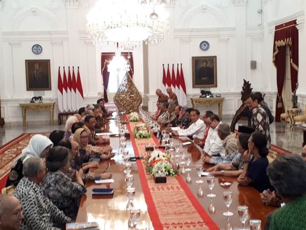 Temui Jokowi di Istana, Tokoh Agama: Gerakan yang Murni Harus Dijaga