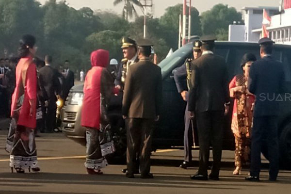 Megawati, Ma'ruf Amin dan Sejumlah Tokoh Ini Hadiri Upacara HUT TNI