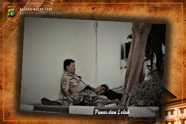 TNI Ulang Tahun, Polri Beberkan Foto-Foto Polisi Bermesraan dengan Tentara